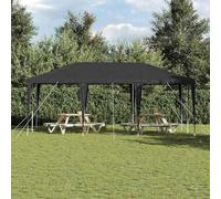 Hompiper Party Tent Anthracite 600 x 400 x 266 cm Polyethylene and Steel Camping tent, suitable for outdoor camping and hiking ZSSAB-UK42003431UK
