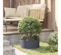 Hompiper Planter Ring Anthracite 40 x 40 x 20 cm Cold-rolled Steel Suitable for planting flowers and herbaceous plants ZSSAB-UK873610UK