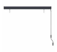 Hompiper Roller Blind Blue and White 180 x 250 cm Fabric and Aluminum Thermal and UV resistant blackout curtains suitable for various windows ZSSAB-UK362081UK