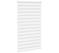 Hompiper Zebra Blind White 125x230 cm Fabric Width 120.9 cm Polyester Thermal and UV resistant blackout curtains suitable for various windows ZSSAB-UK4014812UK