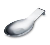 Homquen Matte Silver Spoon Holder, Stainless Steel Spoon Holder on top of Stove, Spoon Kitchen Utensil Holder, Tongs, Spatula, Stove Spoon Holder, lid Holder, Dishwasher Safety (1PC-9.5 inches)