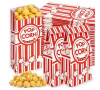 Homrelaxy 2400 Pcs Paper Popcorn Bags, 1 oz Popcorn Bags Individual Servings, Bulk Pop Corn Sleeves for Pop Corn Machine, Movie Night, Cinema, Carnival, Party, Concessions