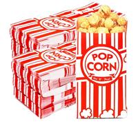 Homrelaxy 300 Pcs Paper Popcorn Bags, 1 oz Popcorn Bags Individual Servings, Bulk Pop Corn Sleeves for Pop Corn Machine, Movie Night, Cinema, Carnival, Party, Concessions