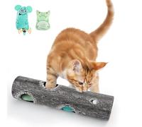 Homrich Interactive Cat Puzzle Toys for Indoor Cats, Hide Seek Funny Cat Toys with Plush Catnip Toys, Self Play Fun for Kitten Adult Bored Cats, Engages Hunting Instincts