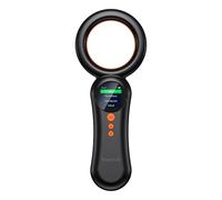 Homrich Pet Microchip Scanner, Supports ISO11784/85/FDX-B/EMID Rechargeable Handheld Animal Micro Chip Reader, 500 Data Storage Upload to PC, 1.44" TFT Screen, Portable 15 Digits Chip ID Scanner
