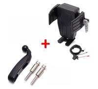 HOMRMBUBP For H&arley For Davidson XL 1200V For Seventy-Two 2012-2016 Wireless Fast Charging GPS Phone Holder Navigation Bracket Navigation Bracket(A+C)