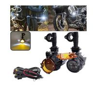 HOMRMBUBP For Tenere 700 900 For TRACER 900 GT Headlamp Motorcycle Headlight Auxiliary Lights Fog Light motorcycle front headlight(Orange set)