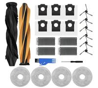 Homruich 22 Pcs Accessories for Dreame X50 Ultra Complete/L50 Pro Ultra/X50 Master, 1 Main Brush set, 4 Hepa filters, 4 Wipes, 6 Dust bags, 6 Side brushes. for X50 Accessories