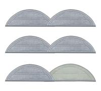 Homruich 6 Piece Wipes Accessories Microfiber Wipes for Roborock Q10 S5+, for Roborock Q10 S5 Robot Vacuum Cleaner Replacement Mop Cloth Set
