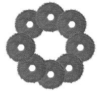 Homruich Accessories for iRobot Roomba Plus 505 Combo Robot/ 405 Combo Robot Vacuum Cleaner, Plus 505 Combo Mop Pads 8 Pcs