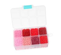 HOMSFOU 1 Box Colorful Mini Seed Beads for DIY Jewelry Making Round Tiny Spacer Beads for Bracelets Earrings Necklaces Vibrant Lightweight Craft Supplies