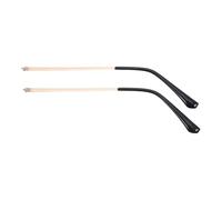 HOMSFOU 1 Pair Glasses Arm Legs Replacement for Eyewear Frame Temples in Golden Cupronickel with Elegant Finish and Smooth Refined Surface, Easy Repair and Secure Fit for Occasion