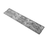 HOMSFOU 1 Pair Tibetan Silver Calligraphy Paperweight of Ornamental Weights for Chinese Calligraphy Practice Smooth Surface Heavy Duty Design Home Decoration and for Artists