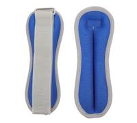 HOMSFOU 1 Pair Weighted Wrist Straps Exercise Sandbag for Strength Training Iron Sand and Polyester Material, Blue Fitness Sandbag to Develop Power and Reduce Burden on Palms for Pilates