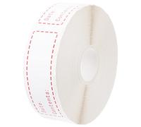 HOMSFOU 1 Roll Food Storage Labels Roll Red Date Content Marker Stickers for Freezer Kitchen Organization Removable and Strong Adhesive for Use