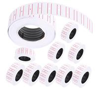 HOMSFOU 1 Roll Self Adhesive Price Label Paper Stickers for Pricing Product Identification for Supermarkets Food Stores Businesses Easy to Use Cost Marker Labels
