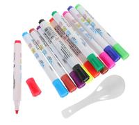 HOMSFOU 1 Set Color Floating Whiteboard Markers Erasable Marking Pens for School Office Safe Smooth Writing for Drawing Teaching and Home Use
