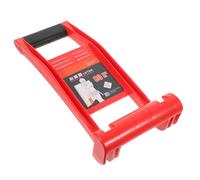 HOMSFOU 1 x Plasterboard Lifter, Wooden Board Lifter with Non-Slip Handle, Lifting Tool for Plasterboard and Wooden Panels, Robust and Ergonomic for Studio Use, Red