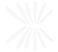HOMSFOU 10 Packs Long False Nail Tips for Professional Use Pvc Fake Nails and Gel Application for Stage and Salon