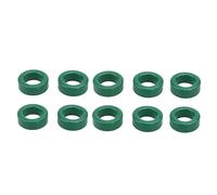 HOMSFOU 10 Pcs Ferrite Toroid Cores 22mm x 14mm x 8mm for Emi Rfi Noise Suppression Iron Toroid Ferrite Core Set for Power Inductor Coils and Transformers