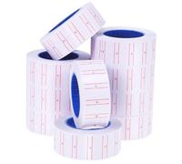 HOMSFOU 10 Rolls Self Adhesive Price Labels of Efficient Pricing Stickers for Retail Shops Strong Adhesion Price Marker Labeler for Quick and Organized Product Labeling