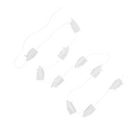 HOMSFOU 10 Strings Strings White Origami Crane Garland Paper Bird Hanging Streamers for Birthday Party Decorations Wedding Shower Ceiling Backdrop Lightweight Versatile Japanese Crane