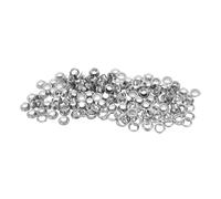 HOMSFOU 100 Sets Hollow Rivet Eyelets for Shoes Wear Resistant Grommets with Inner Diameter Durable DIY Craft Fasteners for Shoe Repair Clothing Accessories Wire Grommets for Shoelace