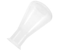 HOMSFOU 1000ml Wide Mouth Conical Flask Plastic Erlenmeyer Flask Laboratory Beaker with Graduated Scale, Prevents Evaporation Loss, for Research and Chemical Analysis