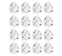 HOMSFOU 100pcs Artificial Bird Eggs for Easter Decor Speckled Fake Foam Bird Eggs for Easter DIY Crafts Garden Nest Decor Photo Props (White)