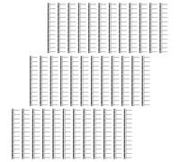 HOMSFOU 100pcs Binding Machine Accessories Long Binding Spines 12-Tooth Plastic 1 Inch Black Presentations and Urgent Meetings