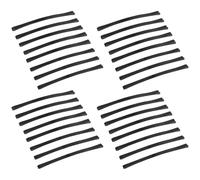 HOMSFOU 100pcs Black Curved Bobby Pins Super Grip Hair Pins for Thick Hair for Bangs and Updos