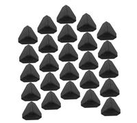 HOMSFOU 100pcs Black Plastic Corner Protectors Lightweight Protective Furniture Packaging Edge Guards for Shipping and Carton Box Protection