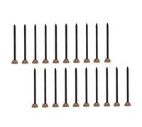 HOMSFOU 100pcs Brass Head Picture Hanger Nails with Storage Box Durable Photo Hanging Pins for Hard Walls No Burrs Compact Lightweight Frame Hooks for Home Office Classroom Decor