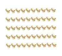 HOMSFOU 100pcs Copper Earring Backs Safety Stoppers Smooth Comfortable Fit DIY Jewelry Accessories