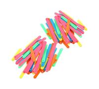 HOMSFOU 100pcs Geometric Stick Learning Aid Educational Math Teaching Tool for Plastic Construction Sticks for Building Shapes Calculating Areas Angles and Creative Classroom Manipulatives