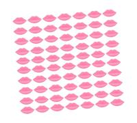 HOMSFOU 100pcs Mini Mouth Parts Plastic Doll Mouth Lip Shaped Buttons for DIY Puppet Stuffed Animals Craft Doll Making Accessories
