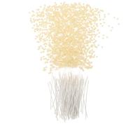 HOMSFOU 100pcs Pearl Branch Cake Decor Toppers Beaded Bouquet Sticks for Birthday Wedding Cake Decorations DIY Accessories for Parties Home Decor