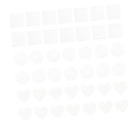 HOMSFOU 100pcs Sublimation Blank Acrylic Keychains Transparent Key Pendants Lightweight Key Decorations for DIY Crafting and gifts for for for for for for