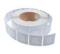 HOMSFOU 100pcs Theft Sticker Square Made of Soft Material for Supermarket Goods Protection for Retail Theft Prevention These Security Labels are Portable Sticker Needs Random Style