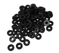HOMSFOU 100pcs Vibration Rubber Pads for Air Conditioning Units Noise Reduction Isolation Compatibility for Ceiling Duct Systems Durable Construction Hole
