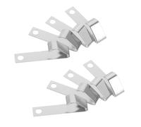 HOMSFOU 10pcs Aaa Battery Spring Replacement Contacts, Battery Connector Pads for Remote Controls and Electronic Devices, Negative to Positive Circuit Contact Pads