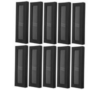 HOMSFOU 10pcs Black Pen Box with Clear Display Window Decorative Wrapping Cases for Fountain Pens for Birthday Party Favors Versatile Storage Box for Jewelry and More