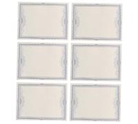 HOMSFOU 10pcs Certificate Paper Inner Pages Blank Printable for Awards Graduation Office Use High-Grade Material Safe and Smooth Surface Suitable for Schools Training and Employee