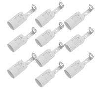 HOMSFOU 10pcs E14 Socket Lamp Holder Metal Light Socket Lamp Base Hardware Vintage Retro Style High Temperature Resistant Plastic Zinc Alloy Copper Material with Bracket for Special