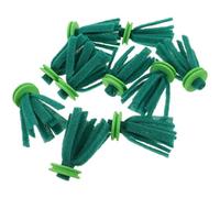 HOMSFOU 10pcs Fish Spawning Mops for Aquarium Fry Breeding, Green Sponge Egg Laying Mops Easy Placement on Water Surface, Reducing Stress during Aquatic Breeding and Fish Egg Collection