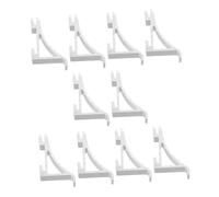 HOMSFOU 10pcs Freezer Shelf Clips Refrigerator Shelf Support for Enhanced Storage and Stability Fridges Freezers and Rvs Multipurpose Design for Easy Organization