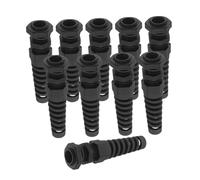 HOMSFOU 10pcs Industrial Cable Gland Nylon Strain Relief Connectors Adjustable Cord Joints for Automation with Twist Resistant Design and Easy Installation