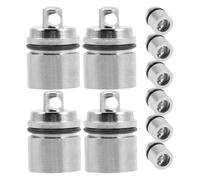 HOMSFOU 10Pcs LED Mini Flashlight Keychain Set with Color-Changing Light Base, Small Key Ring Torch for Outdoor Use, Portable Keychain Flashlight with White, Warm White, Red, Blue, and