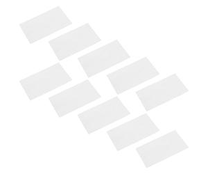 HOMSFOU 10pcs Light Diffusing Film Adhesive Soft White Light Strip Diffuser Pet Plastic Film 50um Thick Reducing Energy Consumption Increases Brightness for Office Lighting