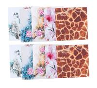 HOMSFOU 10pcs Microfiber Cleaning Wipes for Glasses Eyeglasses and Lenses for Travel and Daily Use Soft and Cloth for Screen and Camera Cleaning Random Style